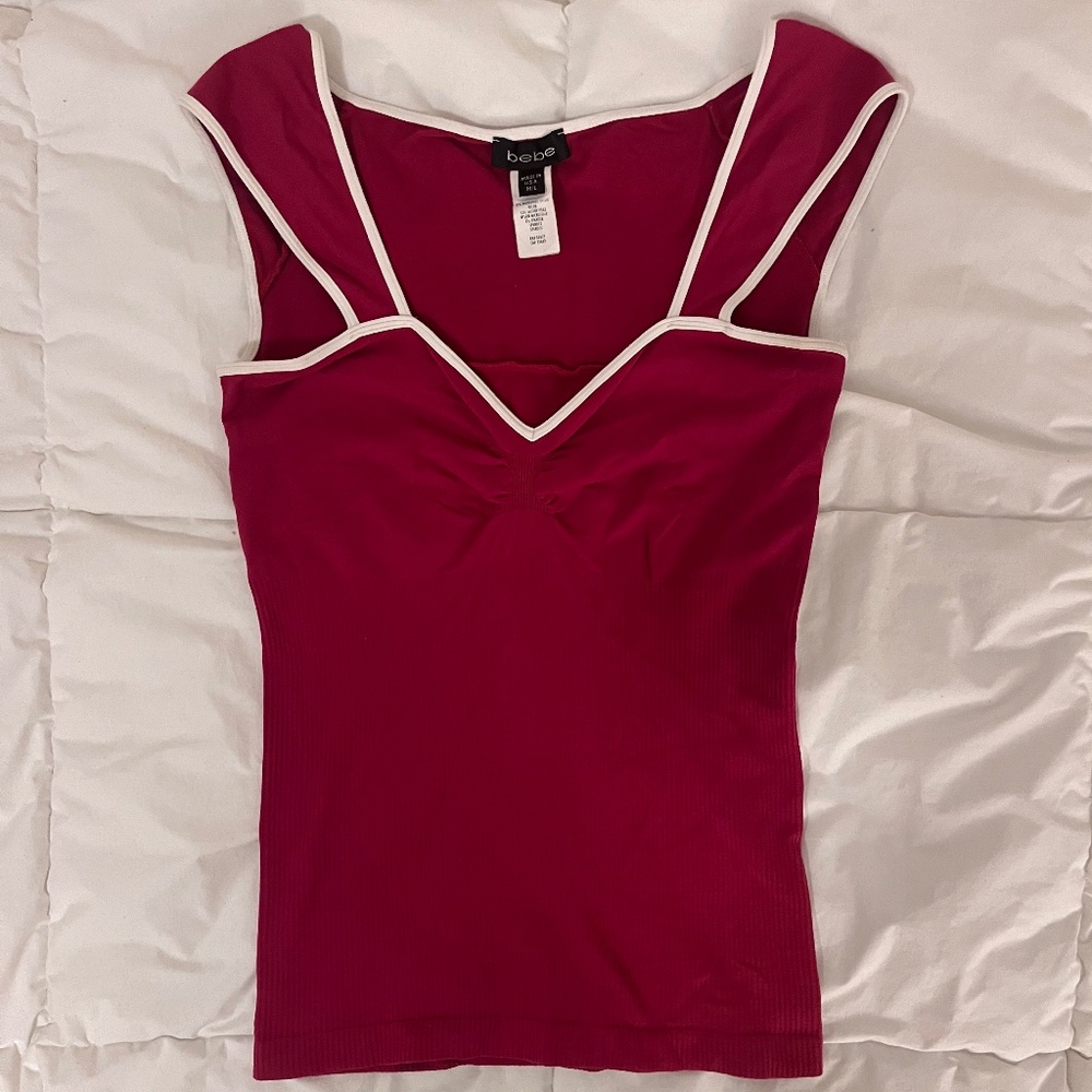 Y2K Bebe Hot Pink Camisole